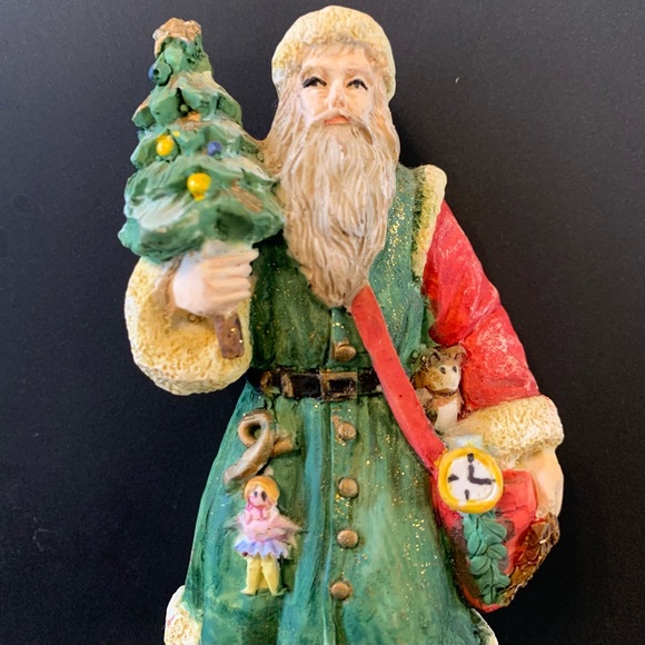 Vintage 1987 Signed Arnart Imports Santa Figurine Pucci - Picture 4 of 14